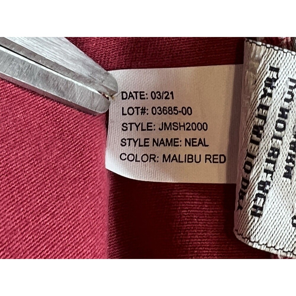 NWT Men’s Johnnie O Malibu Red Neal 9” Chino Golf Shorts Casual Size 40 - Picture 4 of 11